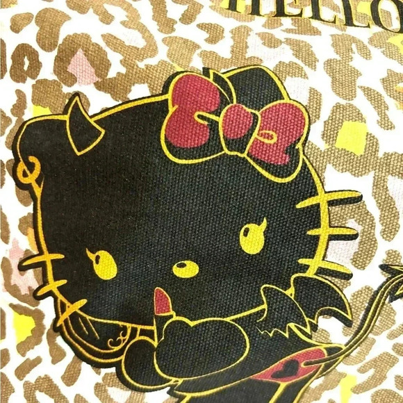 Hello kitty  by amonnlisa cotton/ canvas tote bag - Picture 5 of 8